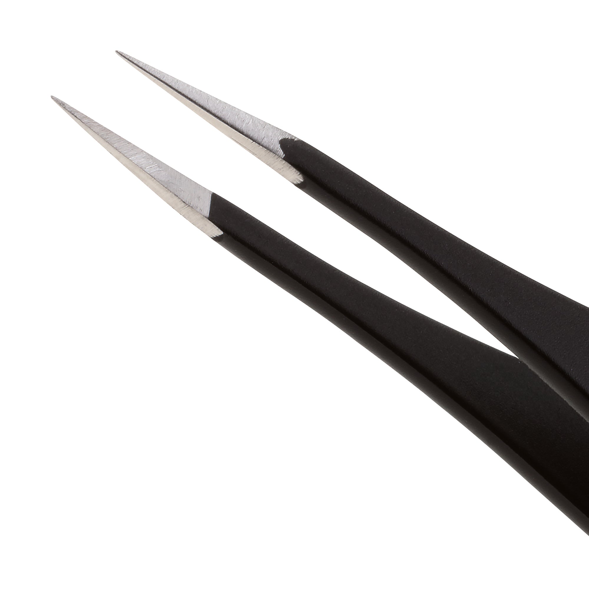 Pointed stainless steel tips of ingrown hair splintertweeze