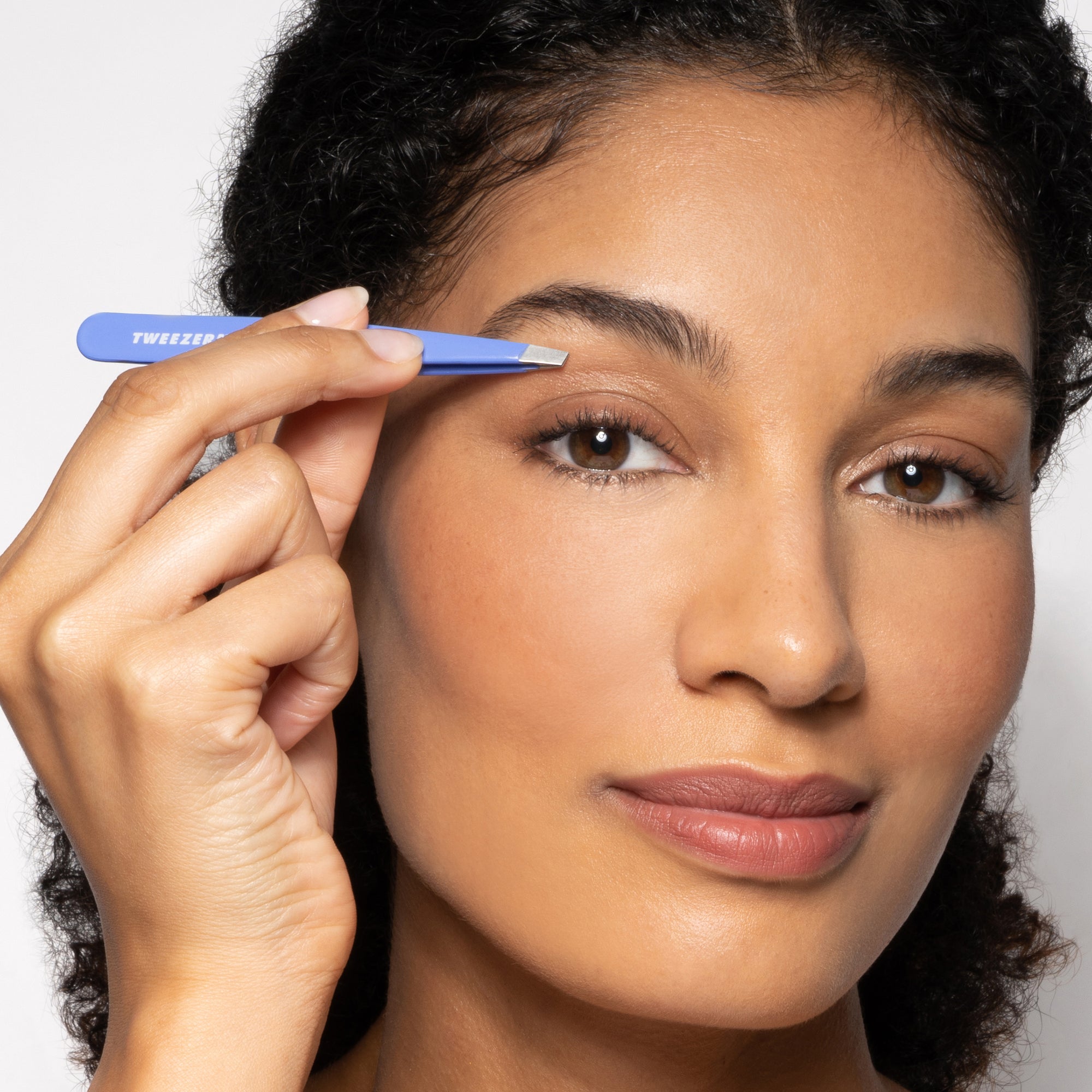 1230-BLR | Lapis Blue Slant Tweezer