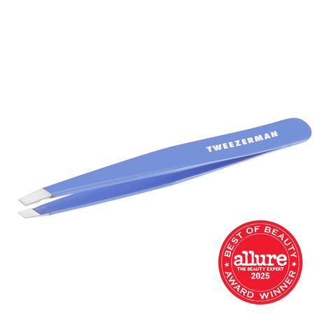 1230-BLR | Lapis Blue Slant Tweezer