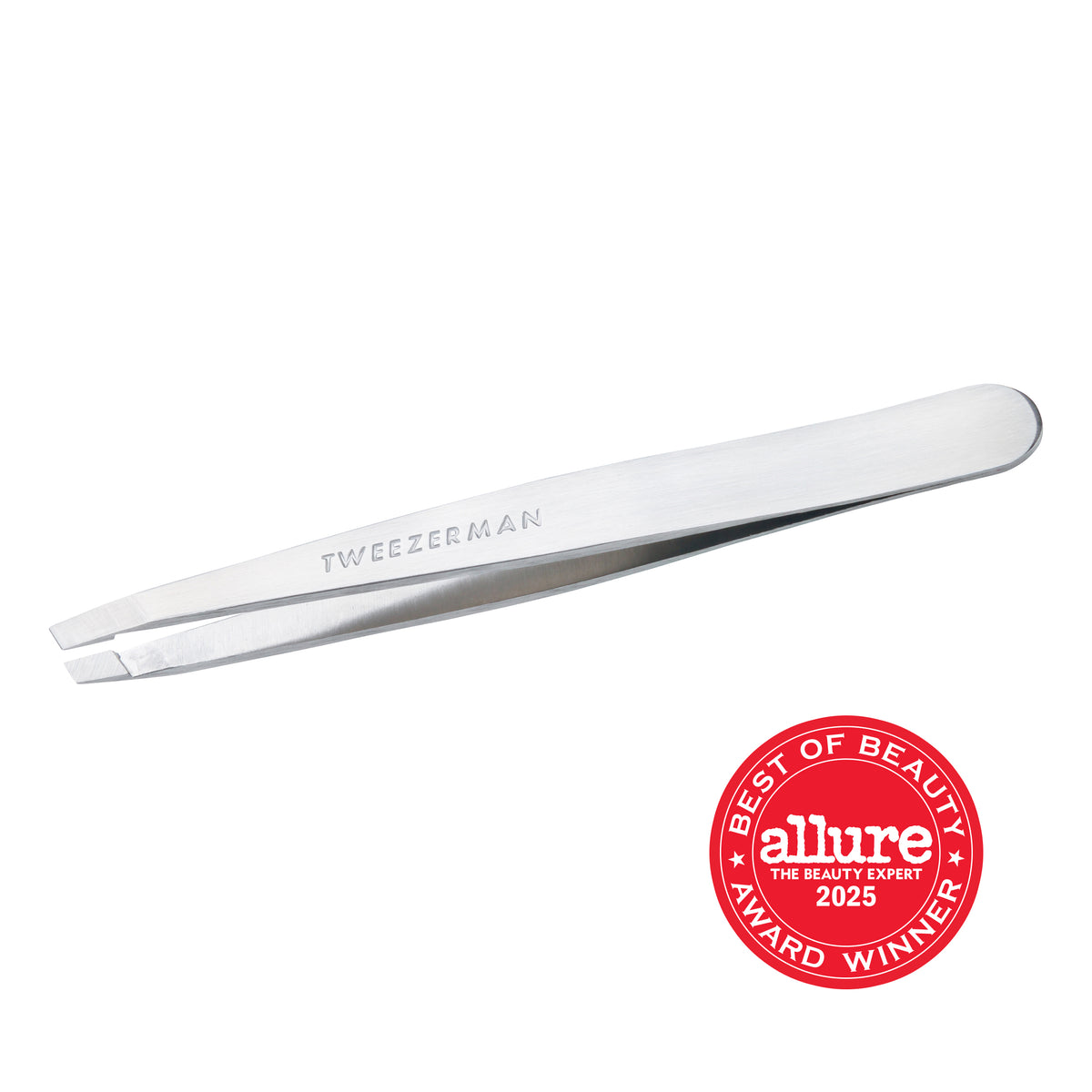 Allure Best of beauty Award Platinum Silver Slant Tweezer