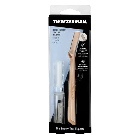 1025-R | Rose Gold Facial Razor