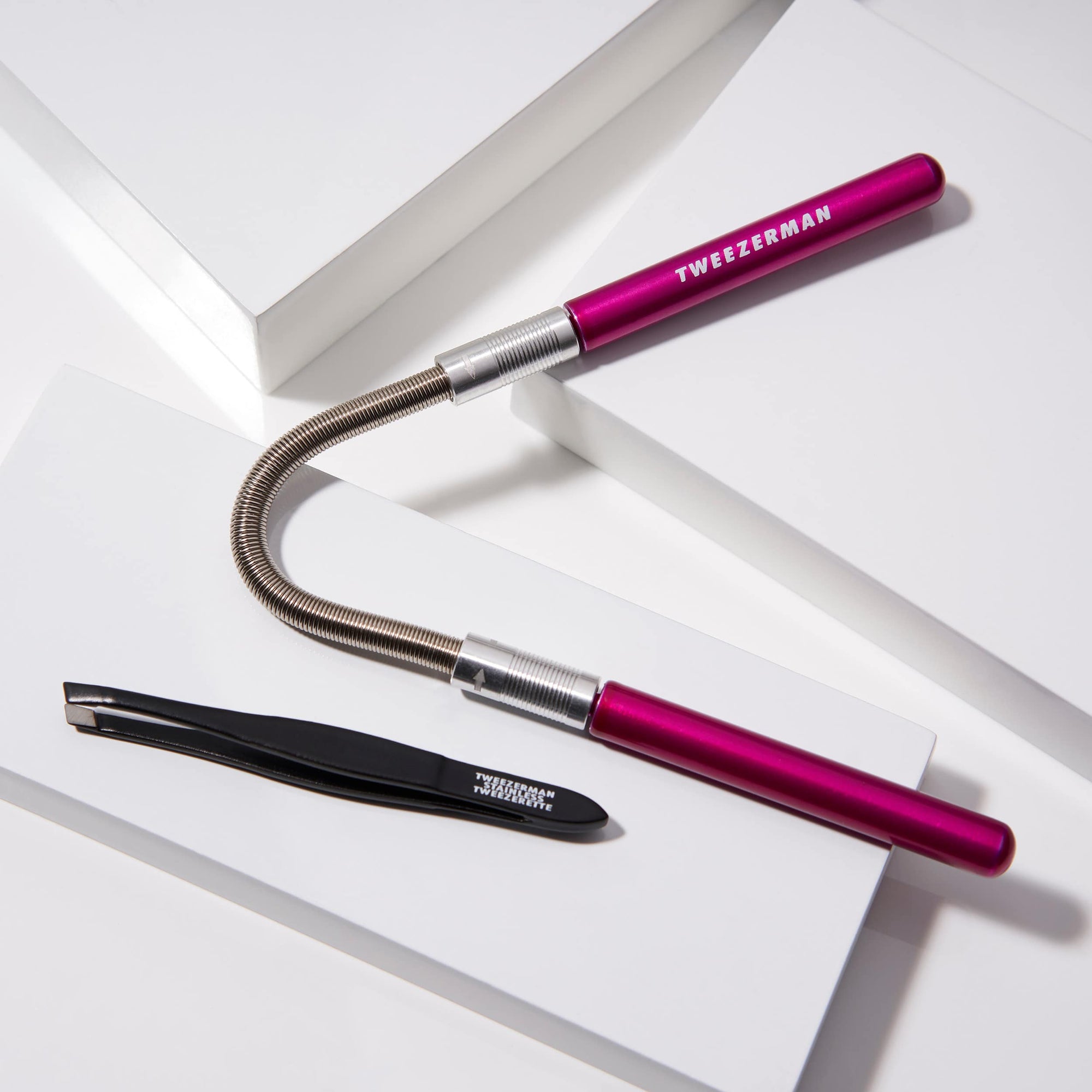 5090-R | Smooth Finish Facial Hair Remover Pink  (Comes With Free Tweezerette)