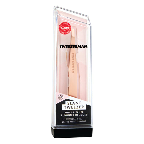 1256-RGLLT | Rose Gold Slant Tweezer
