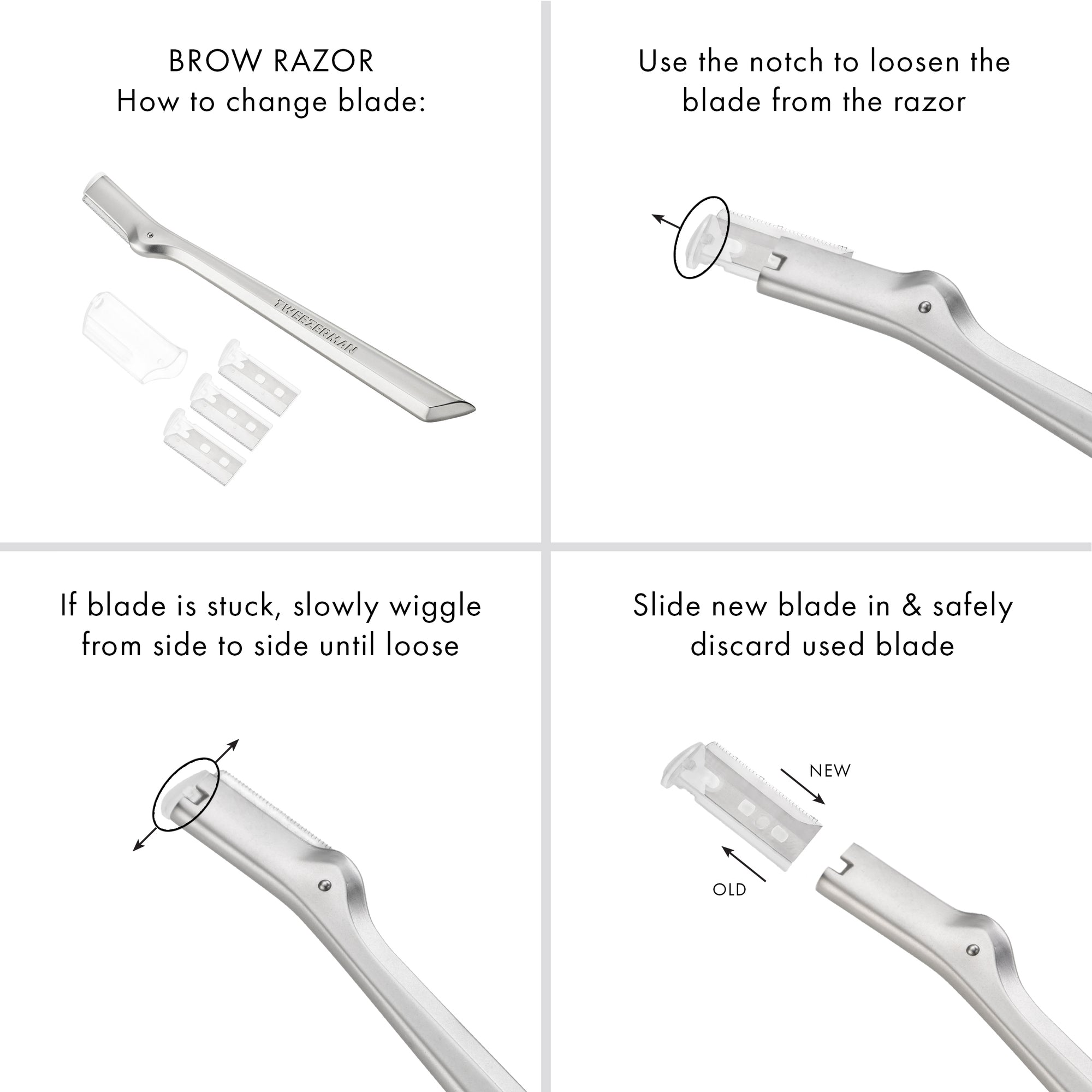 1022-R | Brow Razor Replacement Blades