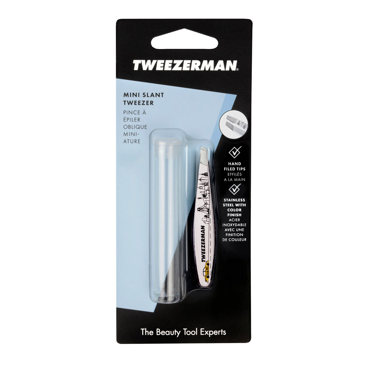 1252-NYR | NYC Mini Slant Tweezer