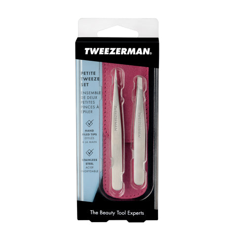4048-PKR | Petite Tweeze Set With Pink Case