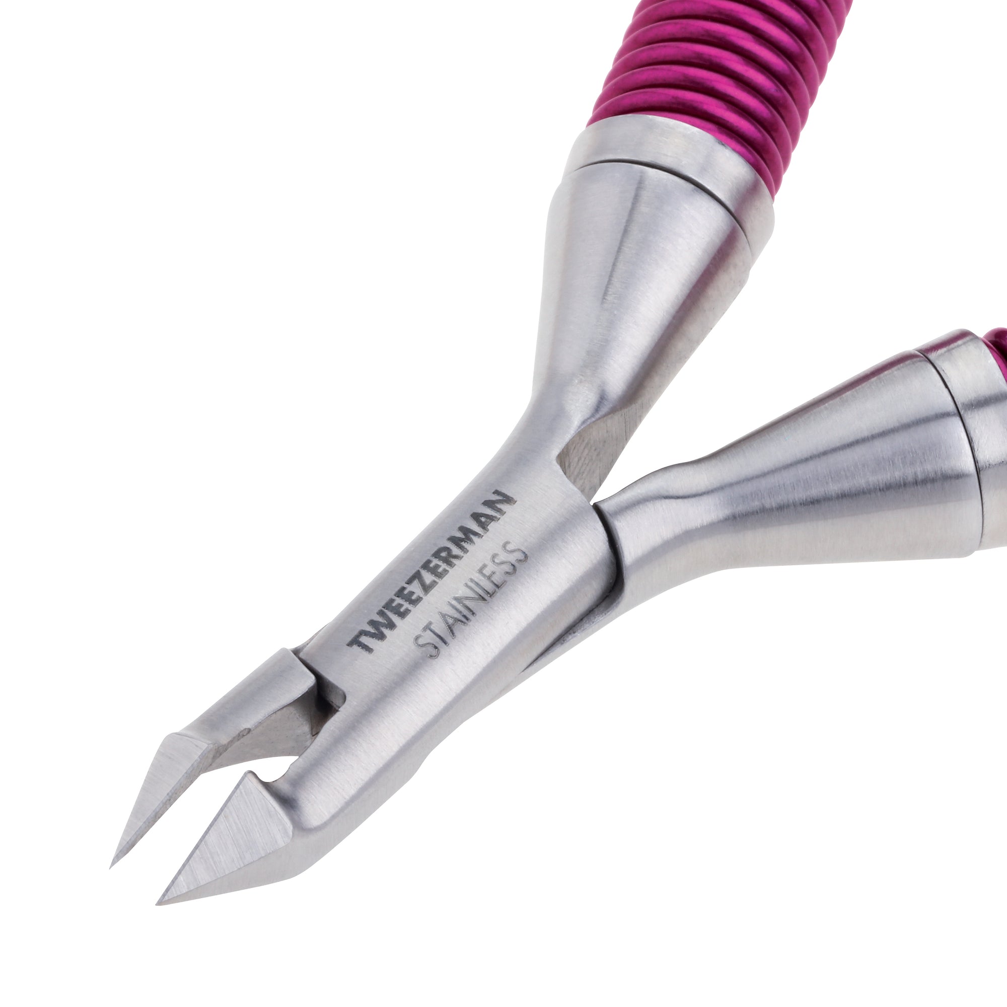 Stainless steel blades of Grip and Snip Cuticle Nipper with 1/2 jaw size