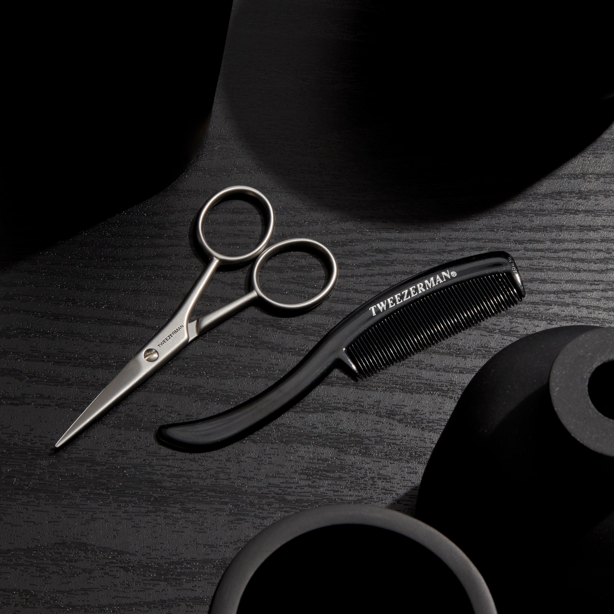 72031-MG | Moustache Scissors &amp; Comb